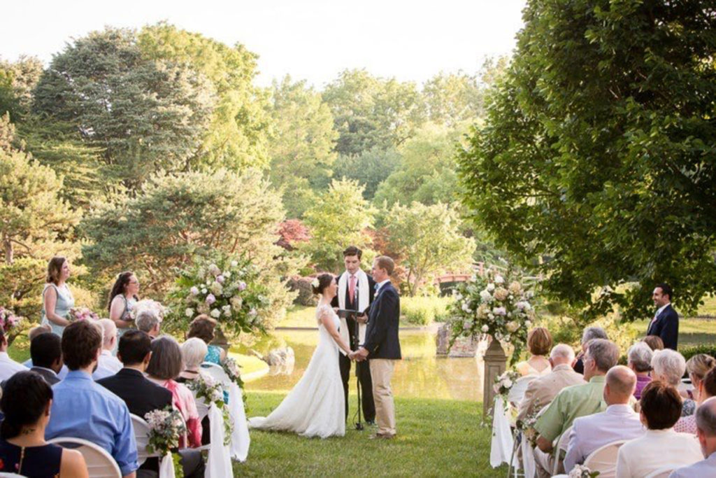 Wedding Ceremony at the Japanese Garden at the Missouri Botanical Garden