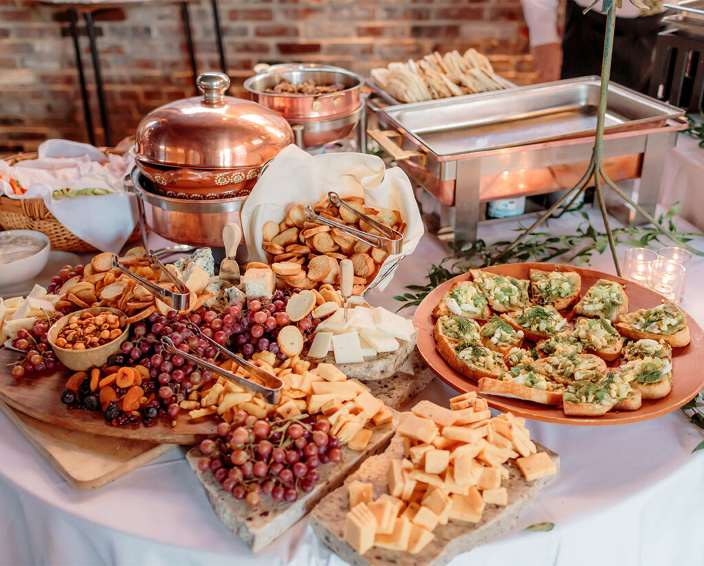 appetizers at an event